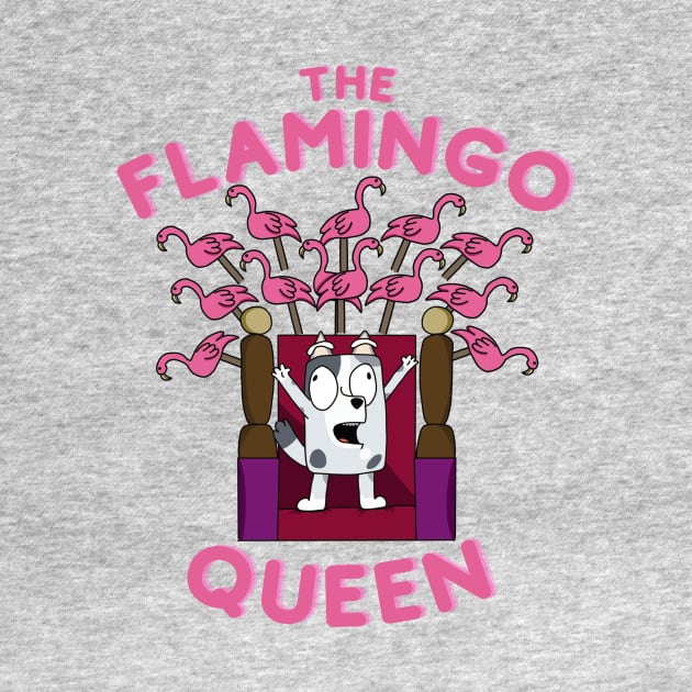 The Flamingo Queen | Muffin Bluey by madlyunique